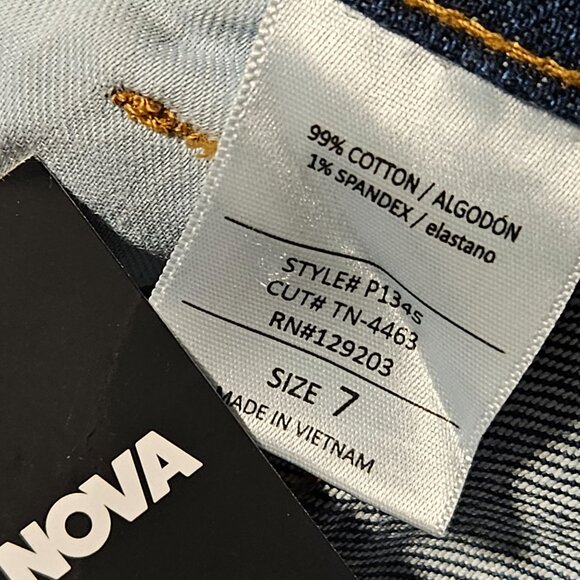 Fashion Nova I Got It From My Mama Jeans Womens Size 7 High Rise Dark Wash Denim - Picture 6 of 6